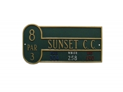 Basic Golf Montague Aluminum Plaque