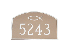 Ichthus Prestige Arch Montague Address Plaque