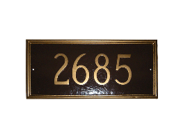 Melilla Montague Address Plaque