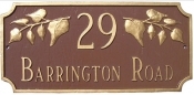 Camden Ivy Montague Address Plaque