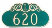 Monogram Montague Address Plaque