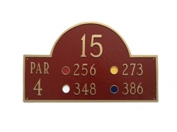 Classic Golf Montague Aluminum Plaque