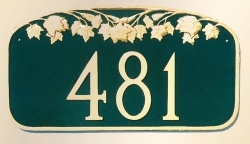 Maple Leaf Montague Address Plaque