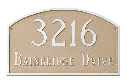 Prestige Arch Montague Address Plaque