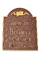 Two Hearts Wedding Montague Address Plaque