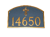 Prestige Arch With Ornate Cross Montague Address Plaque