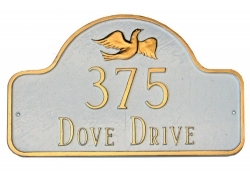 Dove Arch Montague Address Plaque