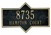 Hampton Whitehall Address Plaque